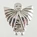Angel Pin in sterling silver, #11861