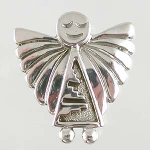 Angel Pin in sterling silver, #11861