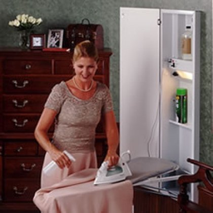 Broan-NuTone AVD50N Deluxe Built-In Electric Ironing Center with No Door and Includes Hinges