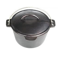Cajun Cookware Dutch Ovens 1 Quart Seasoned Cast Iron Dutch Oven