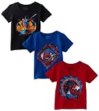 Fruit Of The Loom Boys 2-7 Spiderman Classic Crew Neck Tee, Assorted, 4