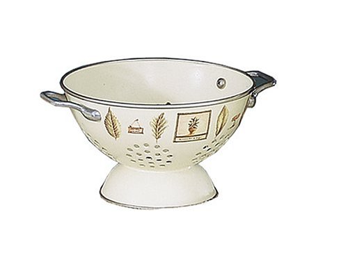 Pfaltzgraff Naturewood 1-1/2--Quart Enamel Steel Colander