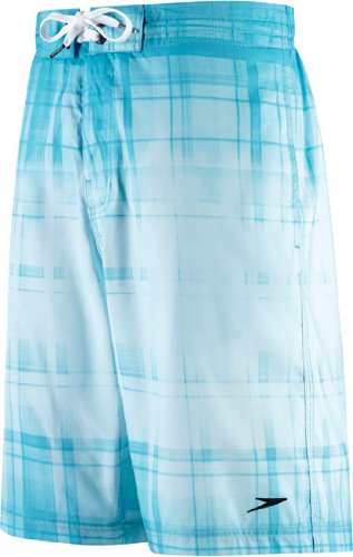 Speedo Dip Dye Plaid E-Board Short Male
