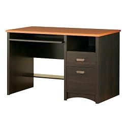 South Shore 7378070 Gascony Desk, Spice Wood & Ebony