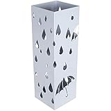 Songmics Square Metal Umbrella Stand Entryway Freestanding Umbrella Holder Rack Organizer ULUC49S