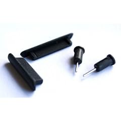 Apple iPhone4 イヤホンジャックキャップ＆ドックコネクターカバー （2セット入）