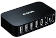 D-Link DUB-H7 (USB2.0) HUB USB 7P 7xUSB-A/B 1xUSB-B/B +Kabel+Stromversorgung
