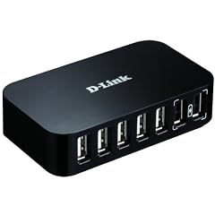 D-Link DUB-H7 (USB2.0) HUB USB 7P 7xUSB-A/B 1xUSB-B/B +Kabel+Stromversorgung