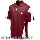 Nike Oklahoma Sooners Crimson 2010 Checkdown Coaches Sideline Performance Polo
