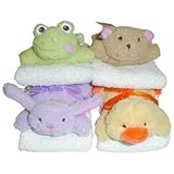 Animal Finger Puppets w/ Washcloths, set of 8