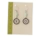Miss Clickety Clack Teal Typewriter Keys Earrings