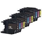 3 Compatible Sets of 4 LC1240 / LC1220 Printer Ink Cartridges (12 Inks) - Black / Cyan / Magenta / Yellow for Brother DCP-J525W, DCP-J725DW, DCP-J925DW, MFC-J430W, MFC-J625DW , MFC-J6510DW, MFC-J6710D, MFC-J6710DW, MFC-J6910DW, MFC-J825DW