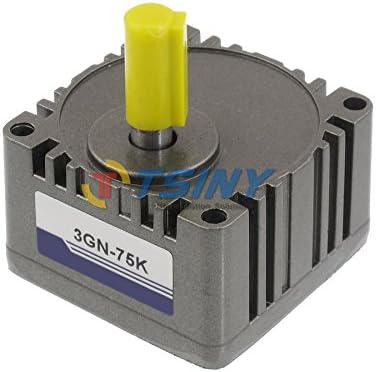 TSINY 3GN-75K Metal Geared Box Head 75/1 Speed Reducer Ratio with 10mm Eccentric Shaft