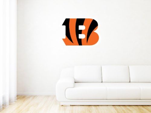 Cincinnati Bengals NFL Logo Wall Graphic Decal Sticker (25" x 18")