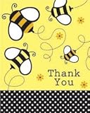 Bee Theme Party Thank You Notes (8 ct)