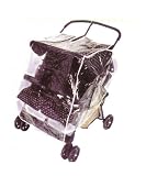 Comfy Baby Twin-Side by Side Rain Cover - one color, one size
