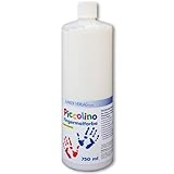 Piccolino Fingerfarbe, Fingermalfarbe WEISS, 750 ml Flasche