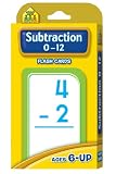 20 Pack SCHOOL ZONE PUBLISHING SUBTRACTION 0-12 FLASH CARDS