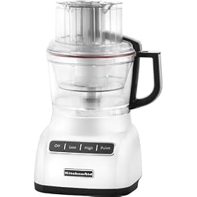 KitchenAid 13-Cup Food Processor with ExactSlice- White - KFP1333WH: Kitchen &amp; Dining