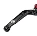 A pair of Billet Aluminum Clutch & Brake Levers Motorcycle Set Black for Honda CBR600RR 2003 2004 2005 2006 (Y-688H/F-29)