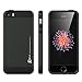 JETech Case for iPhone SE 5s 5, 2-Layer Slim Protective Cover, Black