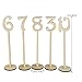 OULII Wedding Table Numbers with Holder Base for Wedding or Home Decoration,1-10,10-Pack
