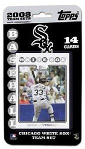 CHICAGO WHITE SOX 2008 Topps Official Team BASEBALL CARD SET