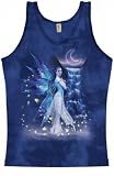 Blue Fairy Tank Top 100% Cotton Sleeveless Mystical Shirt