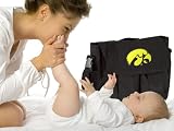 Iowa Hawkeyes Diaper Bag Official NCAA College Logo Deluxe University of Iowa - Baby Bag - BEST Baby Shower GIFT for New Dad, Father or New Mom Mother GIFTS