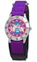 Disney Kids' D044S504 Princess Time Teacher Purple Velcro Watch