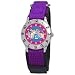 Disney Kids' D044S504 Princess Time Teacher Purple Velcro Watch