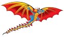 Fantasy Nylon Kites: 3D Bi-Plane by X-Kites