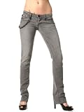 J & Company Malibu Jean with Chain - Gray
