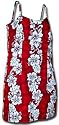 Misses Classic Hibiscus Short Hawaiian Sun Dress
