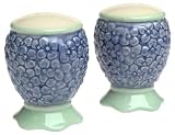 Pfaltzgraff Summer Breeze Sculpted Stoneware Salt and Pepper Set