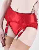 A What Katie Did Jubilee Red Suspender Belt L2067