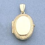 14kt Gold Locket Holds Four Photos