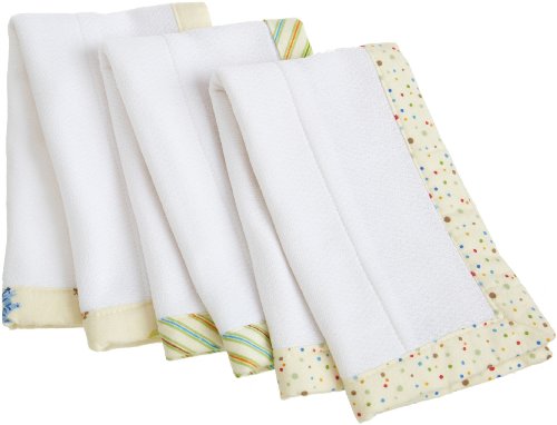 Carters Keep Me Dry Burp Pads, Ecru, 3 Pack