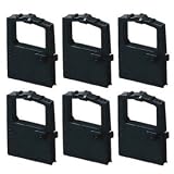 Compatible Okidata OKI 52104001 Dot Matrix Printer Ribbon - 6pk