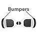 2-Pack RocketBus Black Protector Bumpers for Self-Balance Electric Scooters Hoverboard IO Hawk Phunkeeduck