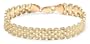 14k Yellow Gold Diamond-Cut Faceted Fashion Bracelet, 7"