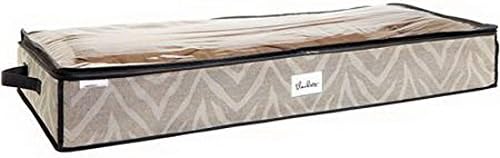 HouseCandie Natural Zebra Large Under-the-Bed Storage Box