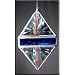 Rainbow Water Prism - Cobalt Blue Rainbow Maker - Glass Crystal Suncatcher