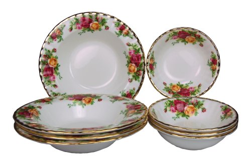 Royal Albert Old Country Roses 8-Piece Bowl Set