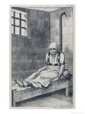 The American Patient Norris in Chains at Bethlehem Hospital London Art Giclee Poster Print by Ambroise Tardieu, 18x24