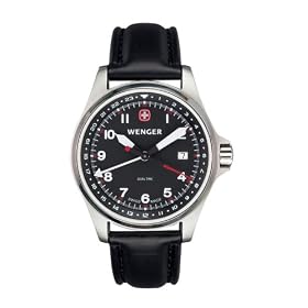 Wenger® Men's AeroGraph Dual Time Swiss Watch #72093
