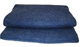  : Hugger Mugger Wool Non-woven Yoga Blanket (Blue)