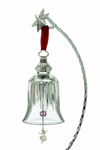 WaterfordÂ® Crystal 12 Days of Christmas Bell, 9th Edition, Christmas Ornament