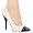 Zoya White/Black Heel