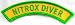Nitrox Diver Chevron Patch Embroidered Iron On Enriched Air Scuba Diving Emblem Souvenir